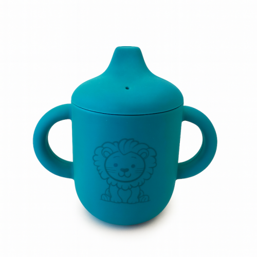 Ποτηράκι σιλικόνης Silocone cup blue lion